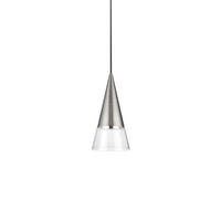 HÄNGELEUCHTE 15/50/233 cm  - Klar/Nickelfarben, KONVENTIONELL, Glas/Metall (15/50/233cm) - Ideal Lux