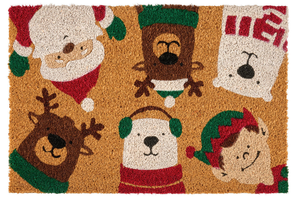 ROHOŽKA, 40/60 cm - viacfarebná, Konventionell, plast/prírodné materiály (40/60cm) - X-Mas