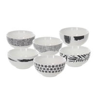 SKLEDA  IRIS ZENITH  keramika         - črna/bela, Basics, keramika (14/7cm) - Tognana