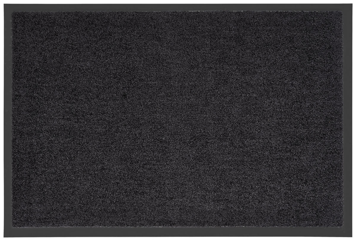 FUßMATTE  60/90 cm  Schwarz  - Schwarz, Basics, Textil (60/90cm) - Esposa