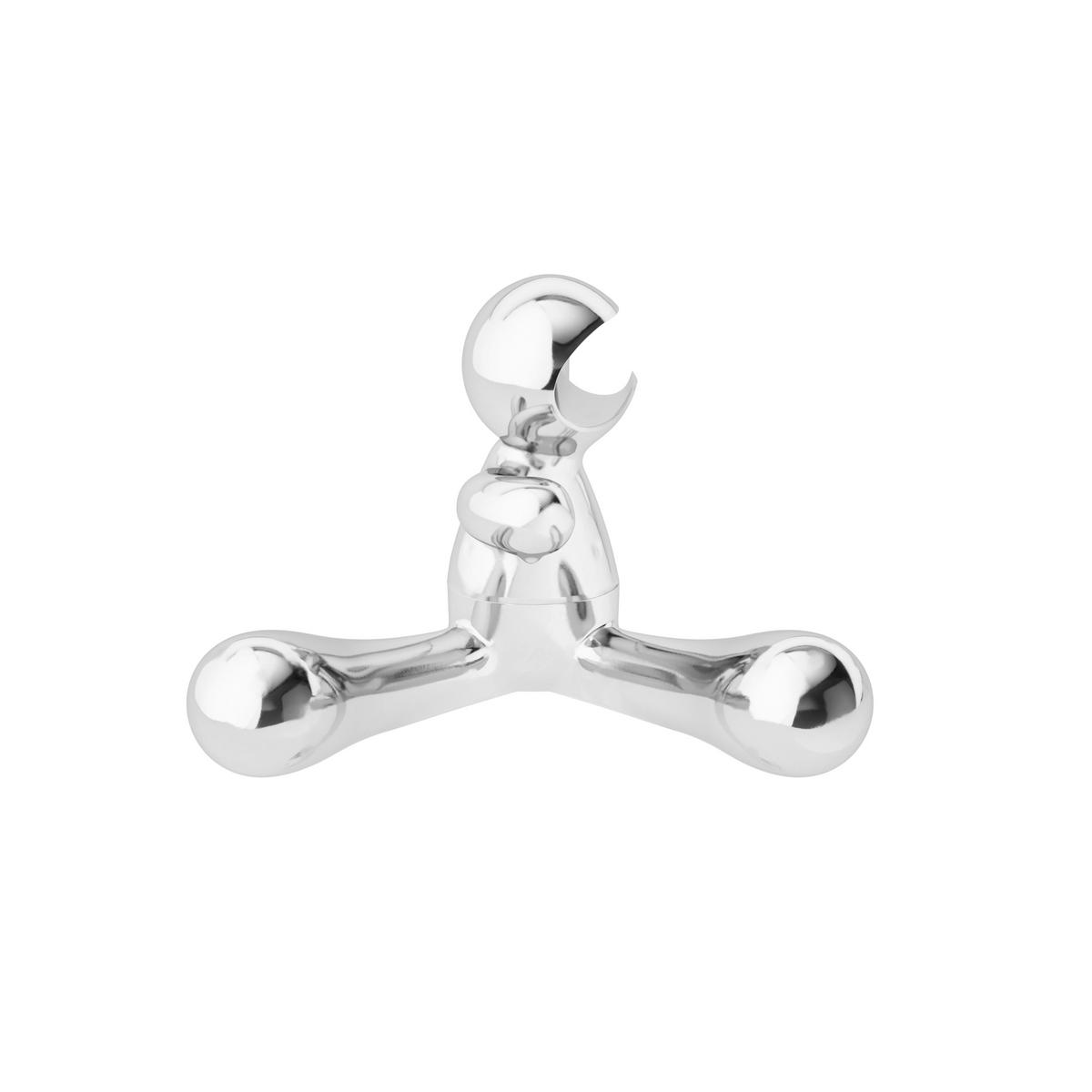 OTVARAČ ZA FLAŠE - boja hroma, Osnovno, metal/tekstil (10/9/13cm) - Umbra
