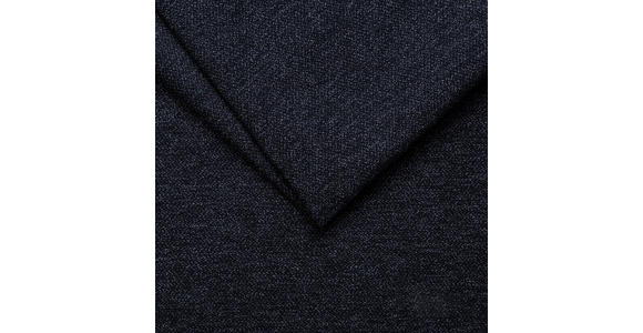 ECKSOFA Schwarz Flachgewebe  - Schwarz, Design, Textil/Metall (188/260cm) - Hom`in