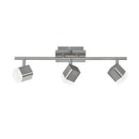 BODOVÉ SVÍTIDLO, 48/14,5/9 cm - bílá/barvy niklu, Basics, kov/plast (48/14,5/9cm)
