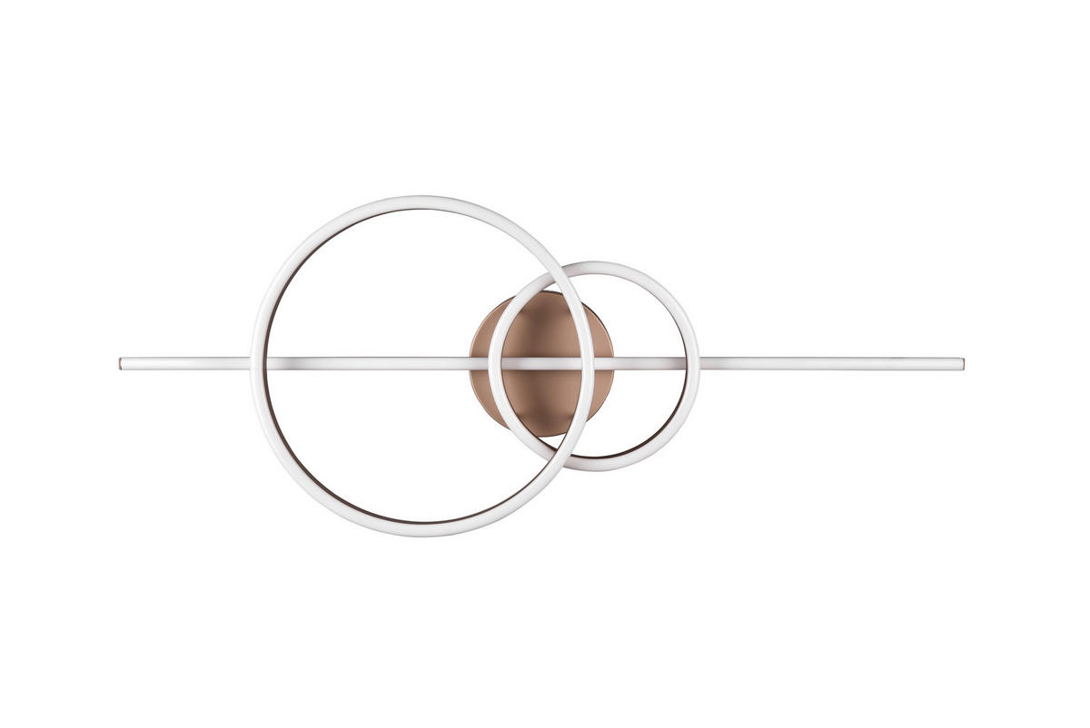 LED-TAKLAMPA Montilla  - brun, Design, metall (100/12,5/40cm) - Trio Leuchten