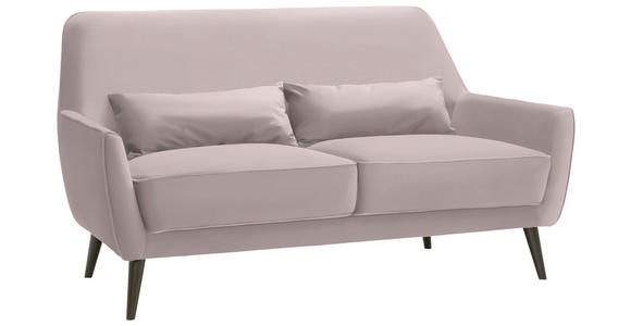 3-SITZER-SOFA in Mikrofaser Naturfarben - Schwarz/Naturfarben, Trend, Holz/Textil (160/86/80cm) - Carryhome