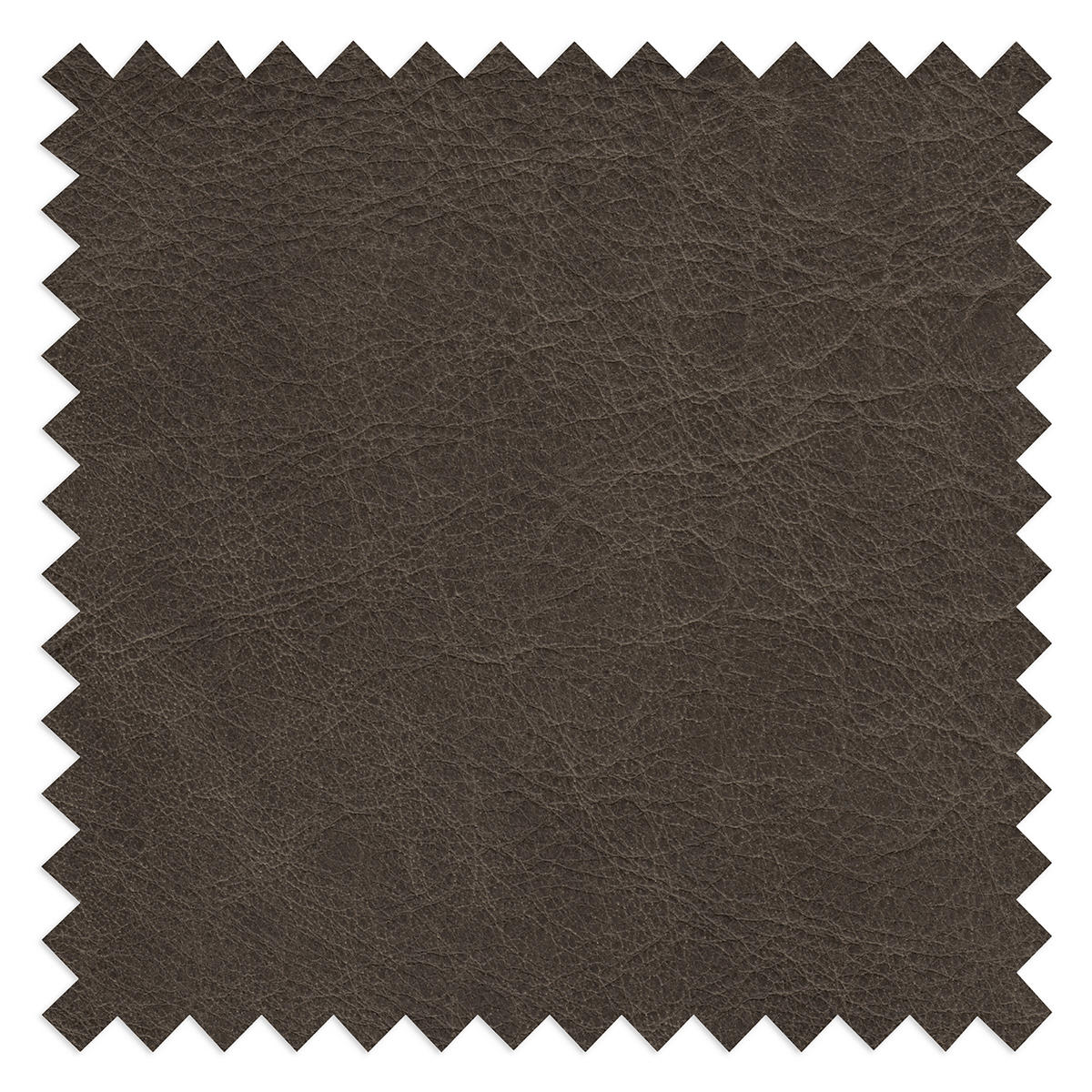 HOCKER in Leder Fango  - Fango/Beige, Design, Leder/Kunststoff (123/45/93cm) - Livetastic