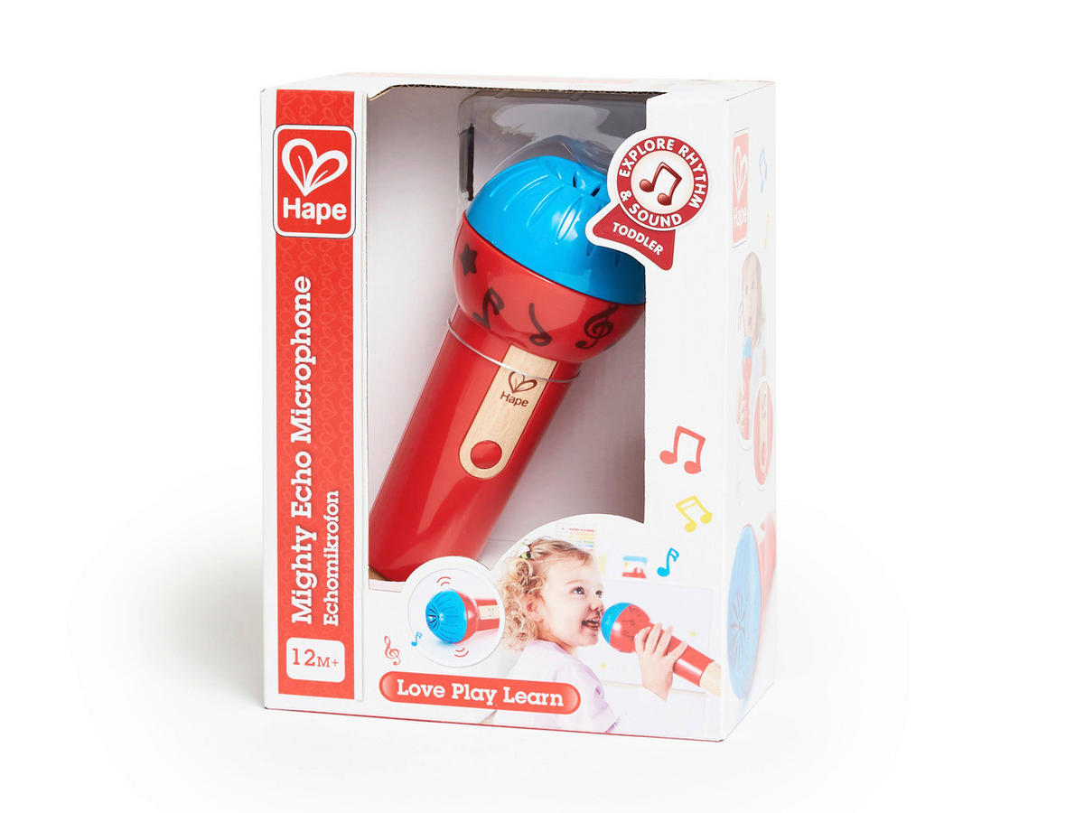 MIKROFON - Multicolor, Basics, Holz/Holzwerkstoff (8,0/8,0/8,0cm) - Hape