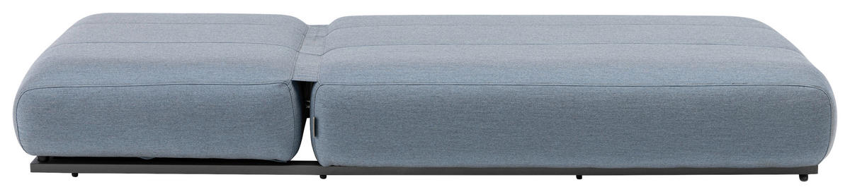 SONNENLIEGE 90/33/213 cm  - Anthrazit/Silberfarben, Basics, Kunststoff/Textil (90/33/213cm) - Kettler