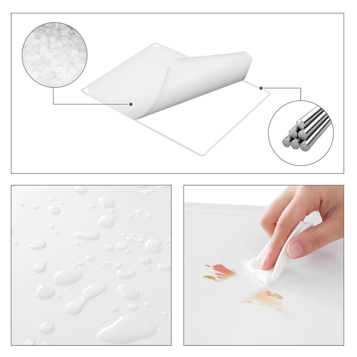 REGÁL DO DĚTSKÉHO POKOJE  - bílá, Moderní, kov/plast (123/123/31cm) - MID.YOU