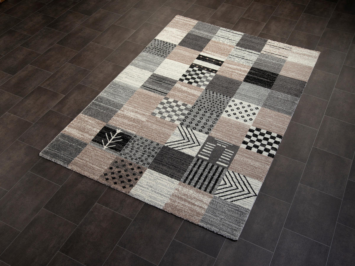 WEBTEPPICH 240/290 cm Palermo Grau, Beige  - Beige/Grau, Design, Textil (240/290cm) - Novel