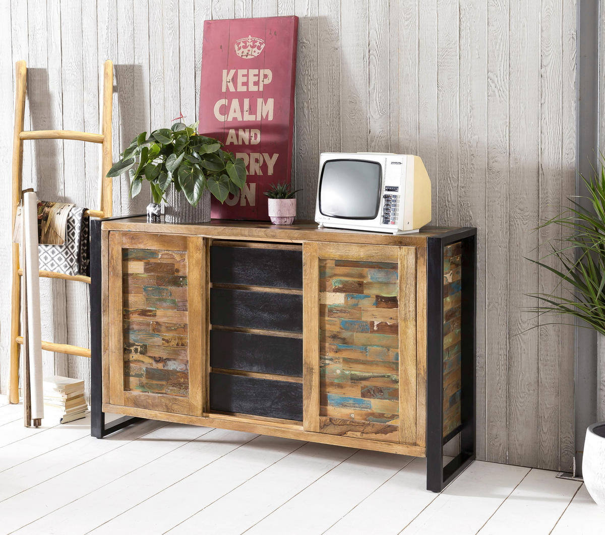DEKOLEITER - Naturfarben, Design, Holz (50/150/5cm) - MID.YOU
