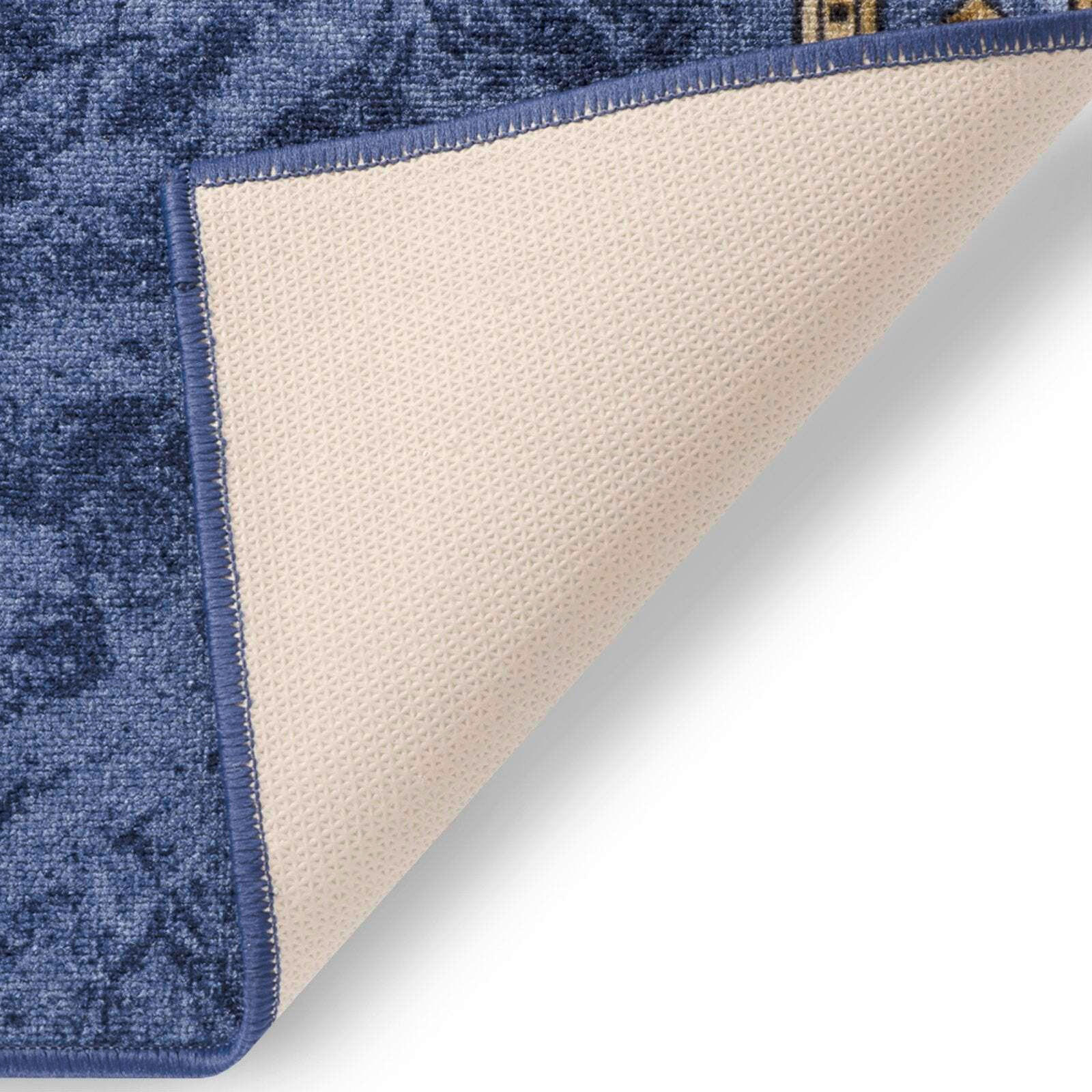 FLACHWEBETEPPICH 80/150 cm FD Blau  - Blau, KONVENTIONELL, Kunststoff/Textil (80/150cm)
