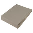 BOXSPRING-SPANNLEINTUCH Jersey - Taupe, KONVENTIONELL, Textil (140cm) - Novel
