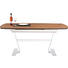 ESSTISCH Nussbaum oval Chromfarben, Nussbaumfarben - Chromfarben/Nussbaumfarben, Design, Holz/Metall (180(230)/95/77cm) - Joop!