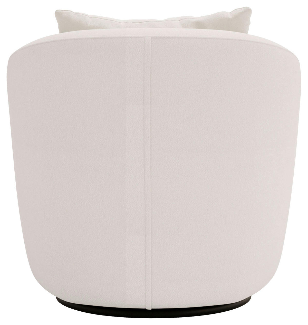 SESSEL in Plüsch, Bouclé Beige  - Beige/Schwarz, Design, Textil/Metall (83/80/75cm) - Livetastic