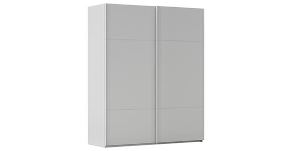 SCHWEBETÜRENSCHRANK  in Grau  - Grau, KONVENTIONELL, Holzwerkstoff/Metall (181/223/68cm) - Novel