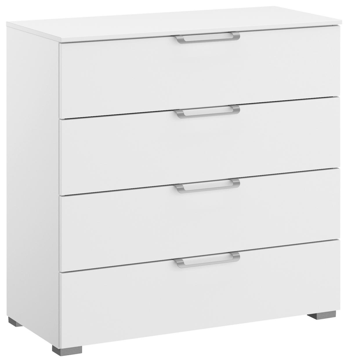 KOMMODE  in 80/81/42 cm  - Silberfarben/Alufarben, Design, Holzwerkstoff/Kunststoff (80/81/42cm) - Novel