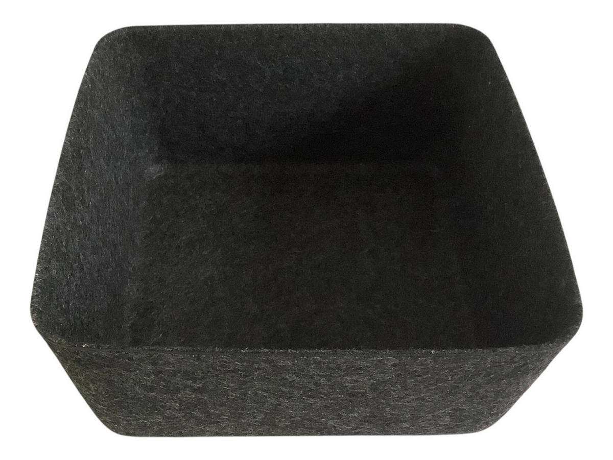 AUFBEWAHRUNGSBOX     - Grau, Basics, Textil (18/8/18cm)