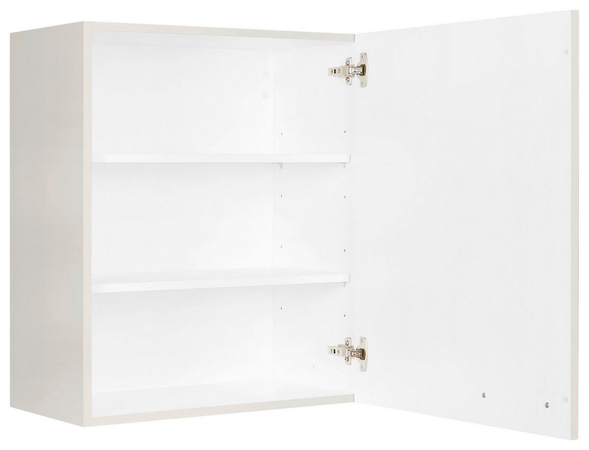 KÜCHENOBERSCHRANK 60/72/35 cm  in Hellgrau  - Edelstahlfarben/Hellgrau, MODERN, Holzwerkstoff (60/72/35cm) - Nobilia