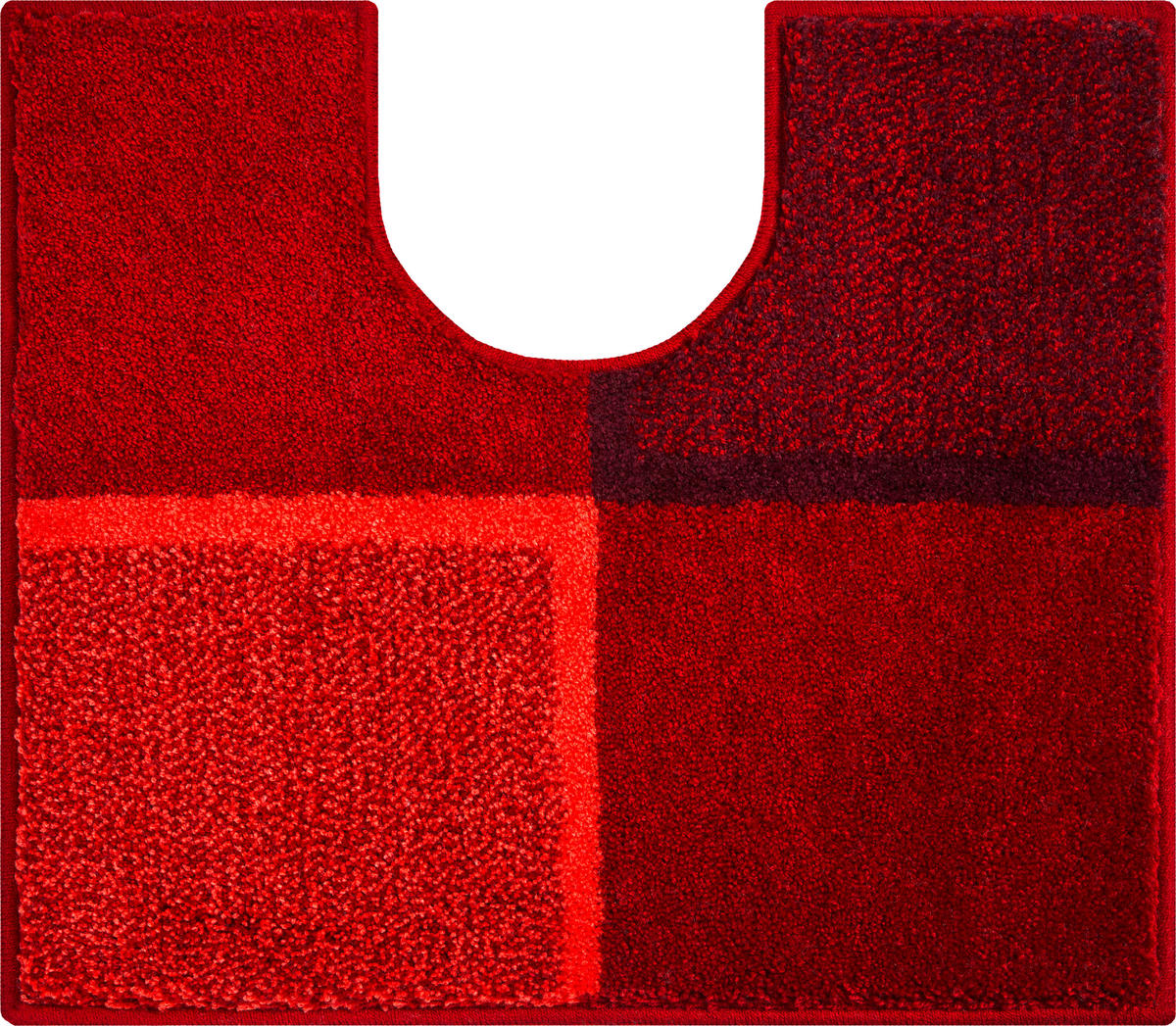 WC PREDLOŽKA, 50/60 cm - červená, Basics, textil/plast (50/60cm) - Grund
