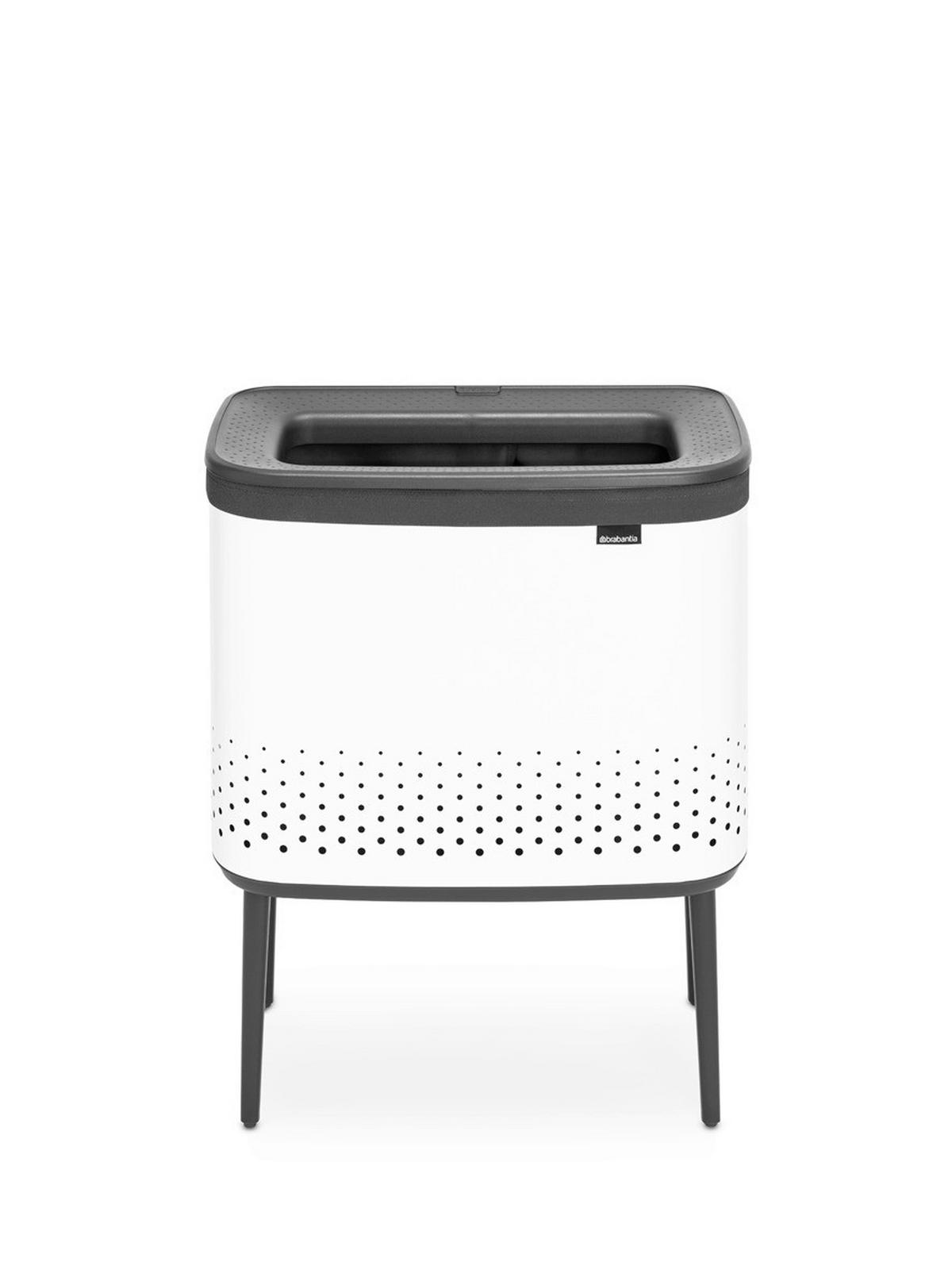 WÄSCHETONNE - Weiss, Basics, Kunststoff/Metall (54/67/32cm) - Brabantia