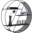WANDREGAL 60/60/15 cm  - Schwarz, Design (60/60/15cm) - Carryhome
