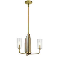 LUSTER, 45.9/47.9 cm  - mosadzná, Konventionell, kov/sklo (45.9/47.9cm) - Elstead Lighting