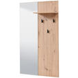 GARDEROBE 4-teilig  in 180/194,5/35 cm  - Schwarz/Eiche Artisan, Basics, Holzwerkstoff (180/194,5/35cm) - Carryhome