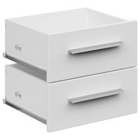 SCHUBKASTENEINSATZ 36,4/34,1/36,6 cm   - Weiß Hochglanz, KONVENTIONELL, Holzwerkstoff (36,4/34,1/36,6cm) - Voleo