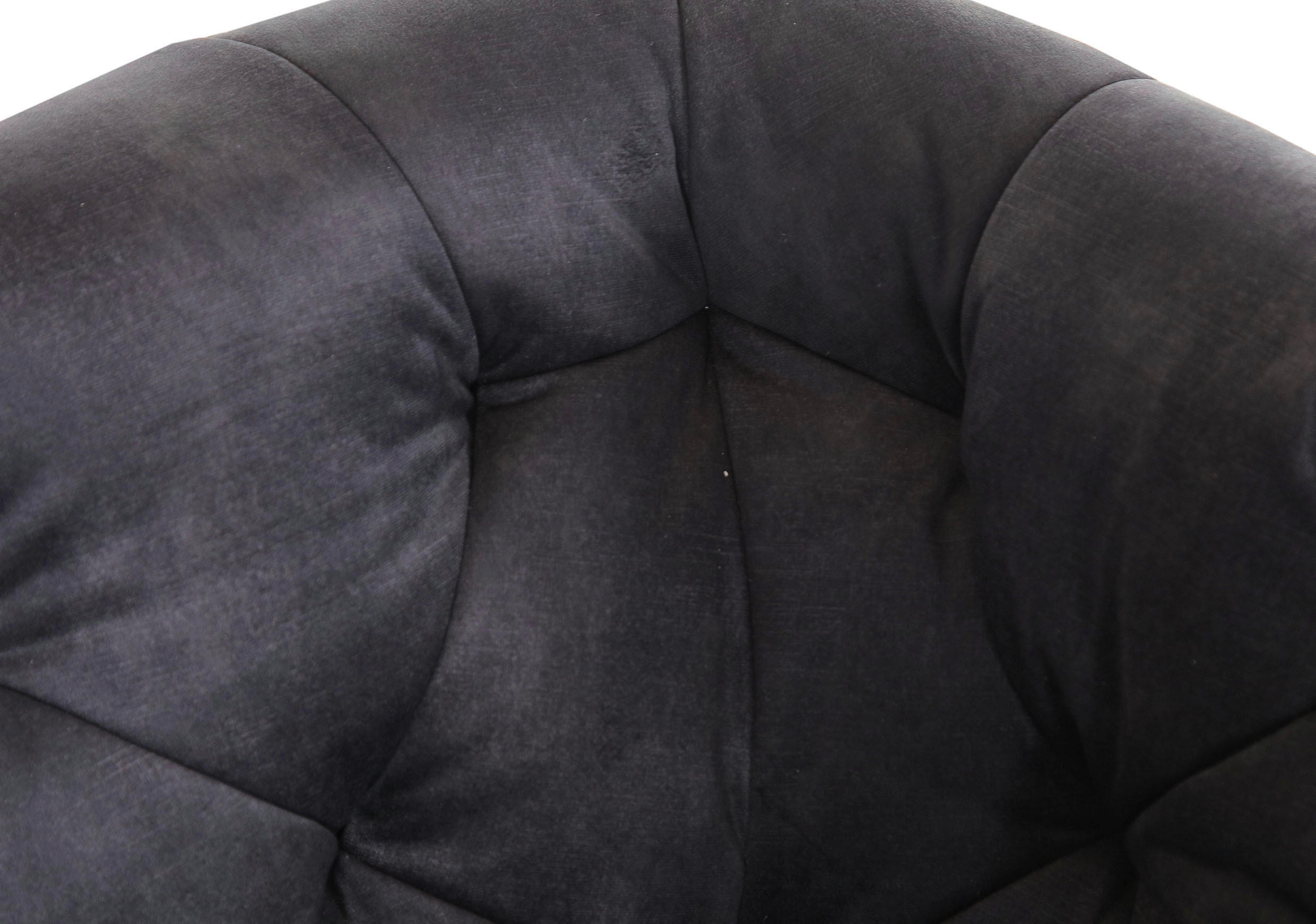 2,5-SITS SOFFA i flatväv mörkgrå  - mörkgrå/svart, Klassisk, trä/textil (190/83/70cm) - Livetastic