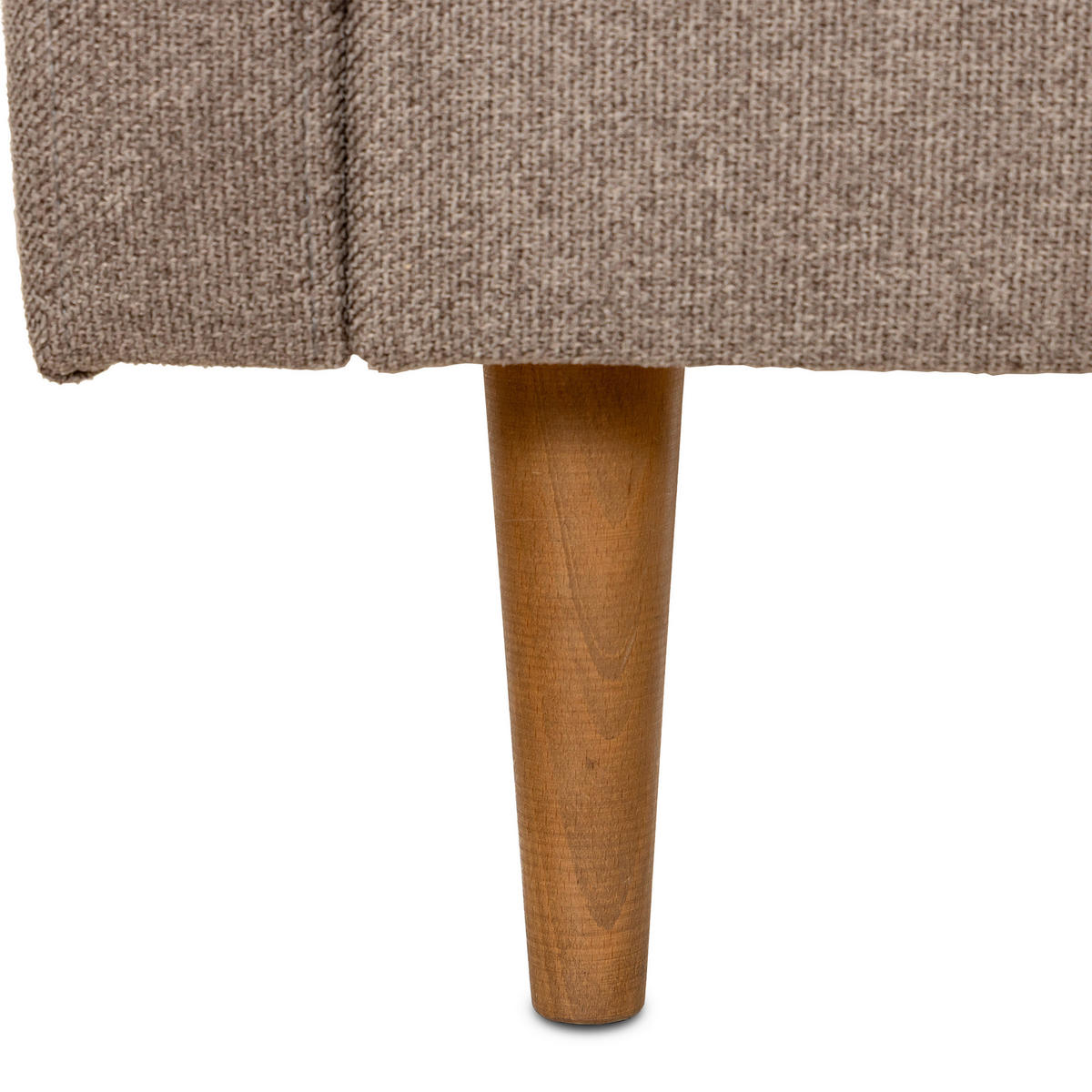 SOFFA i svart, brun  - brun/svart, Basics, metall/trä (290/85/225cm) - Hom`in