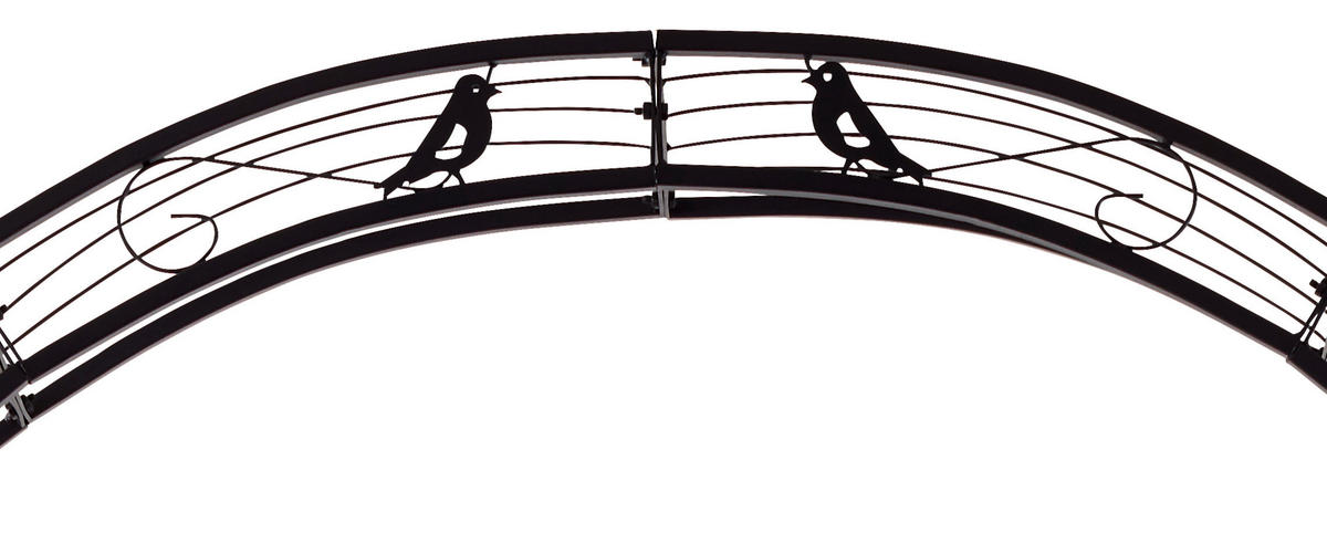 ROSENBOGEN - Anthrazit, MODERN, Metall (145/260/38cm) - Gardenson