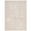 KINDERTEPPICH 80/150 cm Kuschelbär  - Taupe/Beige, Trend, Textil (80/150cm) - Ben'n'jen