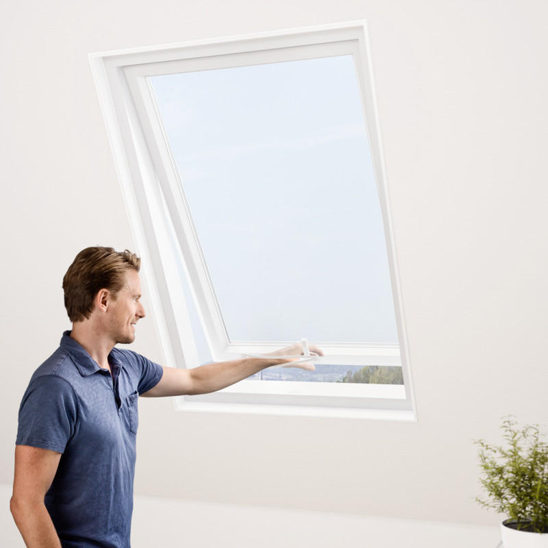 Fliegengitter Fenster 130x150 Cm Weiß