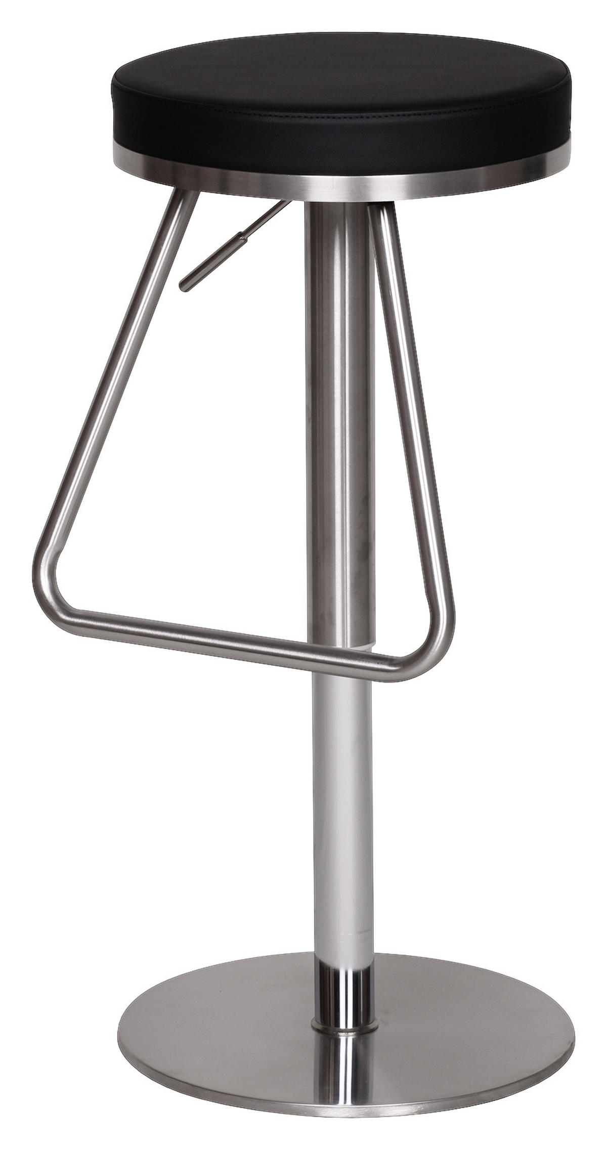 BARPALL i svart  - silver/svart, Modern, metall/textil (39/54/39cm) - MID.YOU