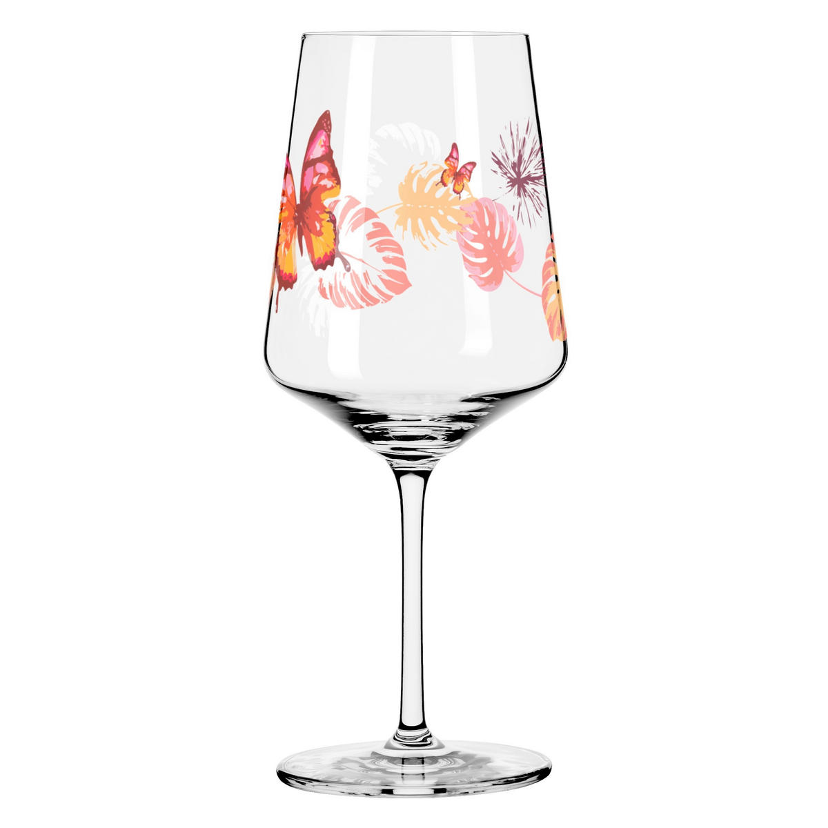 GLÄSERSET Sommersonett 2-teilig  - Transparent/Rot, Design, Glas (9.3/22.5cm) - Ritzenhoff