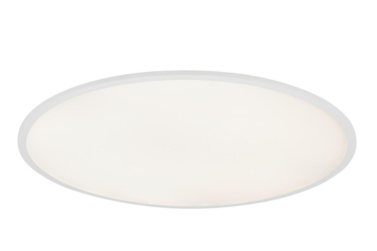 LED-DECKENLEUCHTE Meissa 80/5,2 cm  - Weiß, Basics, Kunststoff/Metall (80/5,2cm) - Novel