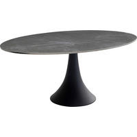 ESSTISCH in Metall, Keramik 180/120/76 cm  - Schwarz, Design, Keramik/Metall (180/120/76cm) - Kare-Design