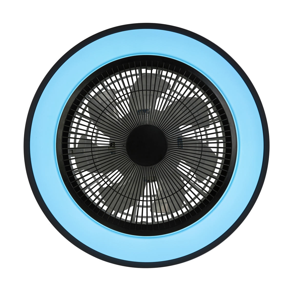 DECKENVENTILATOR - Schwarz/Weiß, Trend, Kunststoff/Metall (58/14,5cm) - Mican