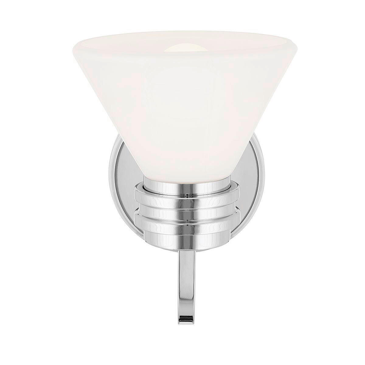 BADEZIMMER-WANDLEUCHTE - Weiss, Konventionell, Glas/Metall (2,40/1,78/2,15cm) - Elstead Lighting