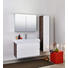 BADEZIMMER - Braun/Weiß, KONVENTIONELL, Glas/Holzwerkstoff (101 cm) - Venda BADEZIMMER - Braun/Weiß, KONVENTIONELL, Glas/Holzwerkstoff (101 cm) - Venda