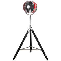 STANDVENTILATOR COOLFAN XL - Rot/Schwarz, Basics, Holz/Metall (70/135/70cm)