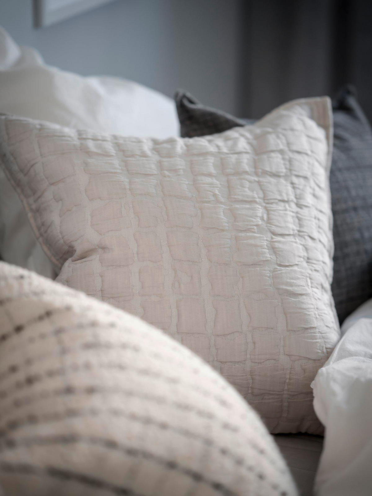 KISSENHÜLLE 50/50 cm  - Weiß, Basics, Textil (50/50cm) - Svanefors