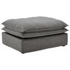 HOCKER in Textil Grau  - Schwarz/Grau, Trend, Kunststoff/Textil (90/46/105cm) - Livetastic