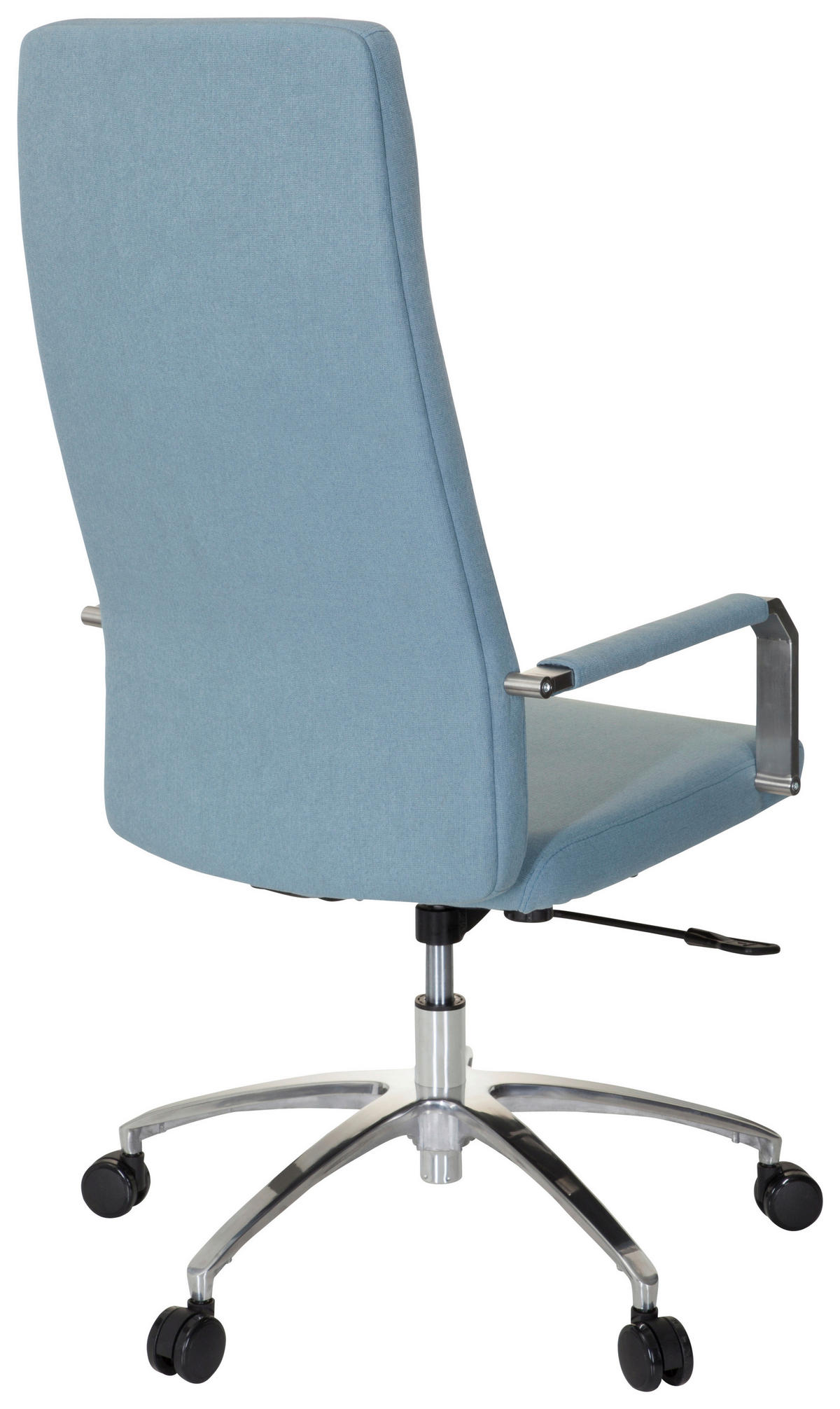 DREHSTUHL Flachgewebe Hellblau  - Alufarben/Hellblau, MODERN, Kunststoff/Textil (56/131/67cm) - MID.YOU