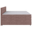 BOXSPRINGBETT 160/200 cm  in Hellrot  - Hellrot/Schwarz, KONVENTIONELL, Kunststoff/Textil (160/200cm) - Carryhome