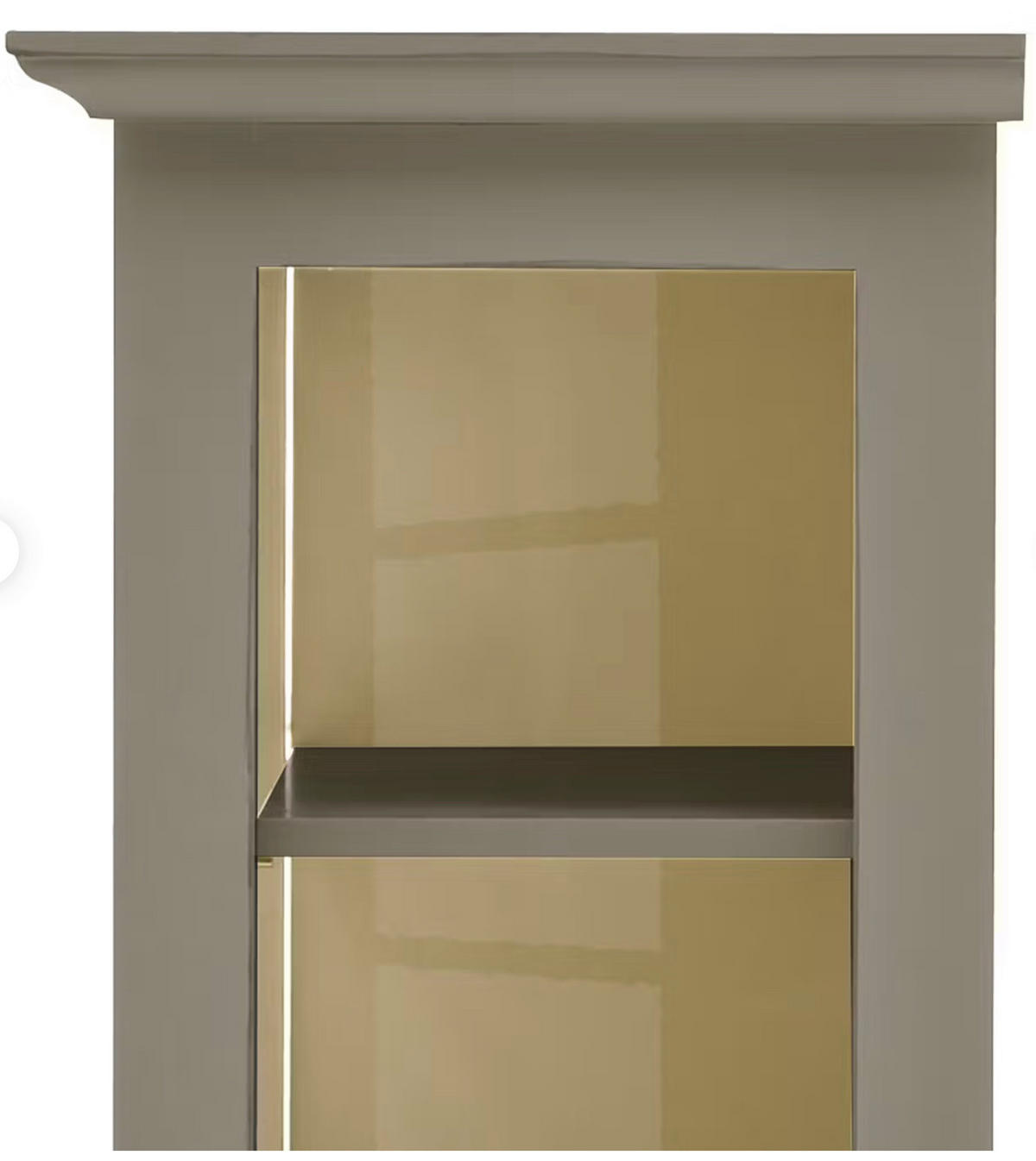 SIDEBOARD UrbanClass  in 190,5/82/49 cm  - Creme/Grau, LIFESTYLE, Glas/Holz (190,5/82/49cm) - Livetastic