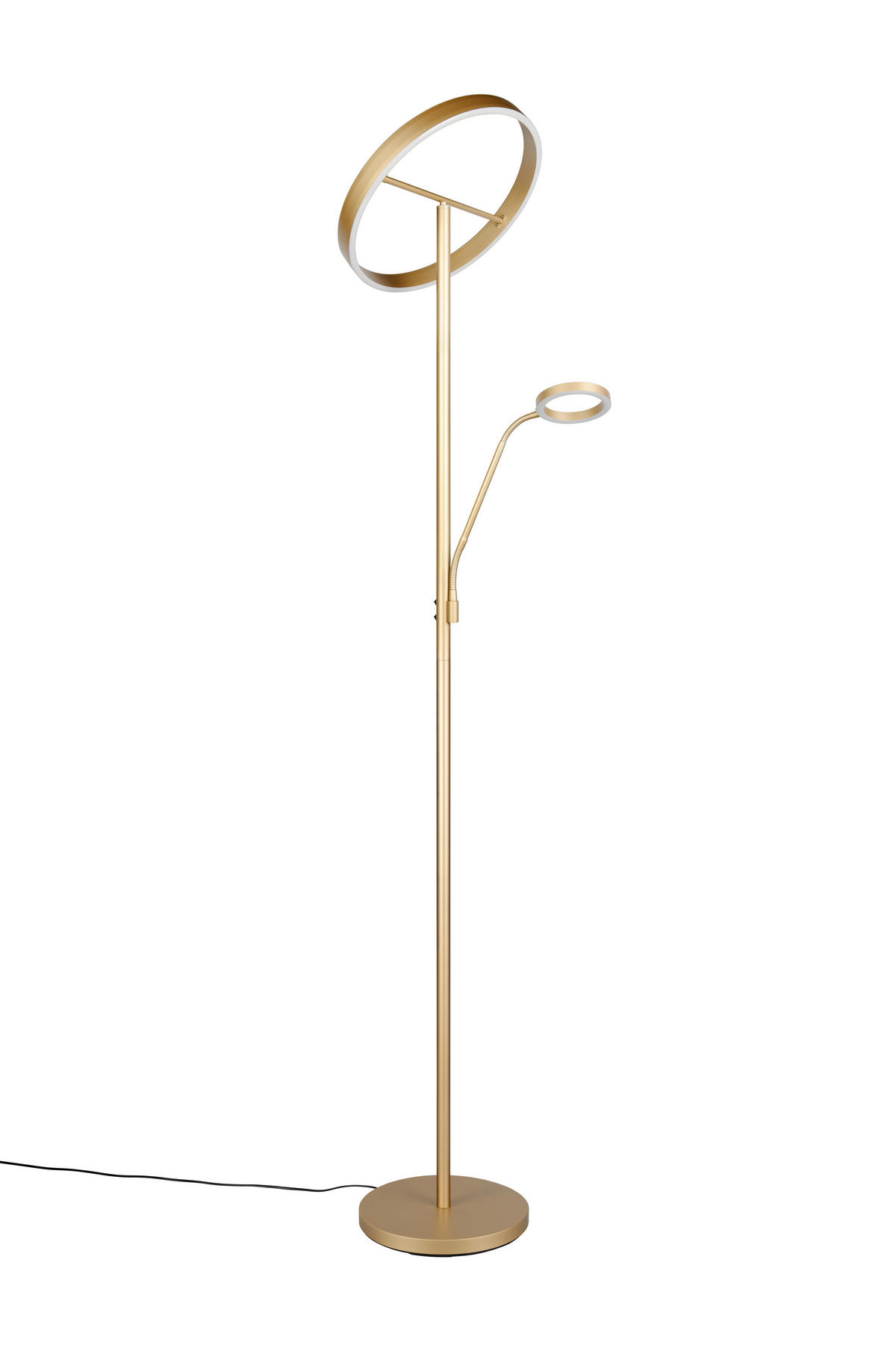 LED-STEHLEUCHTE - Goldfarben, Design, Metall (40/180cm) - Trio Leuchten