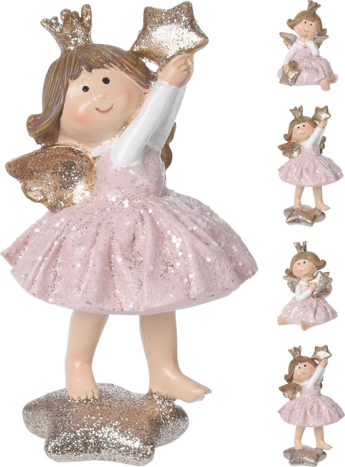 FIGURINĂ DE CRĂCIUN - Basics, piatră (7.3/6.3/12.5cm)