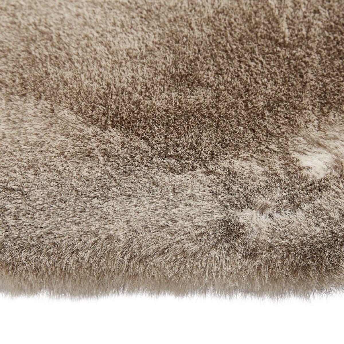 HOCHFLORTEPPICH 120 cm LIMA Taupe  - Taupe, Design, Textil (120cm) - Novel